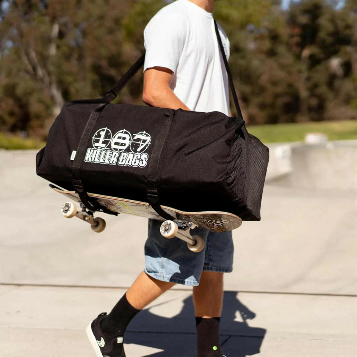 187 - Arsenal Duffel Bag Black - Image 5