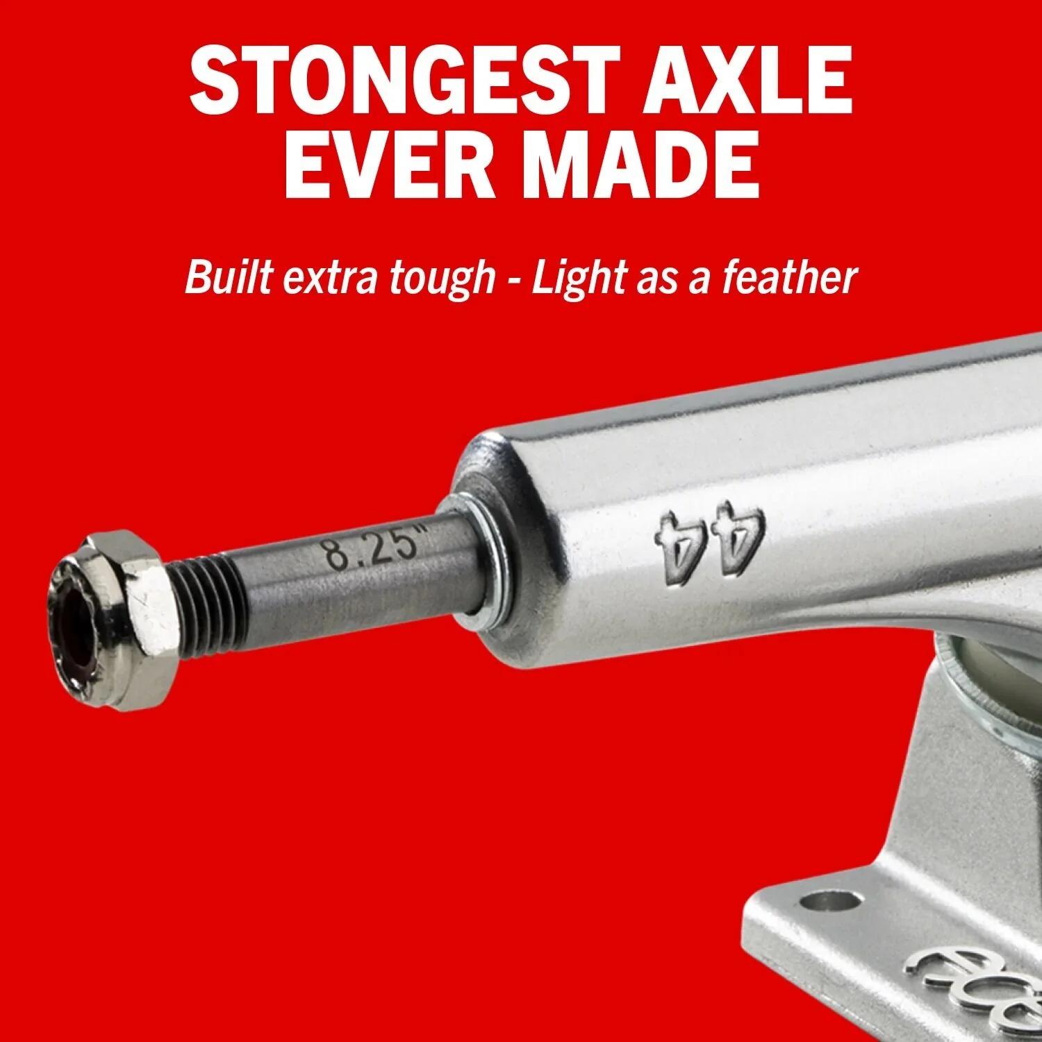 Ace - Polished Silver 55 AF1 Inverted Skateboard Trucks - Image 9