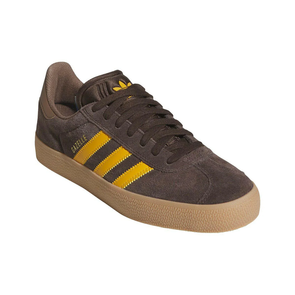 Adidas - Gazelle Adv Shoes Brown/Yellow/Gum - Image 2