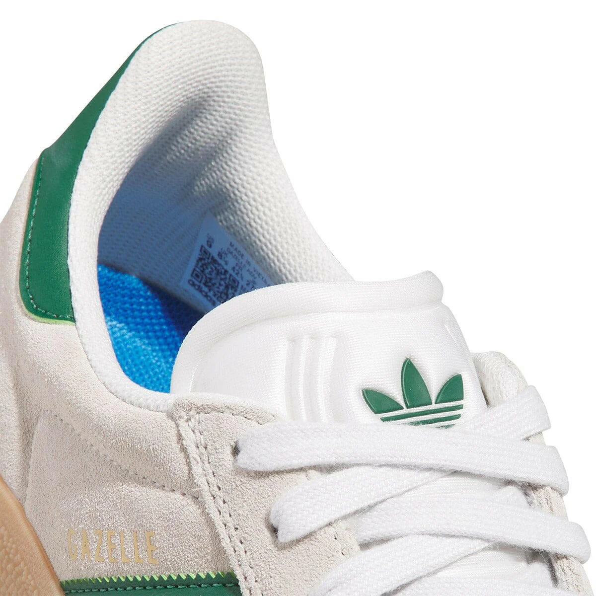 Adidas - Gazelle Adv Shoes White/Green/Gum - Image 2