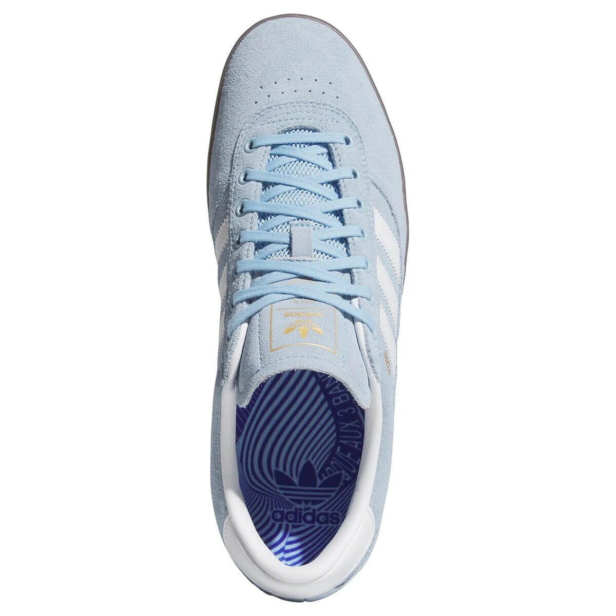 Adidas - Puig Indoor Shoes Sky Blue/White/Gum - Image 3