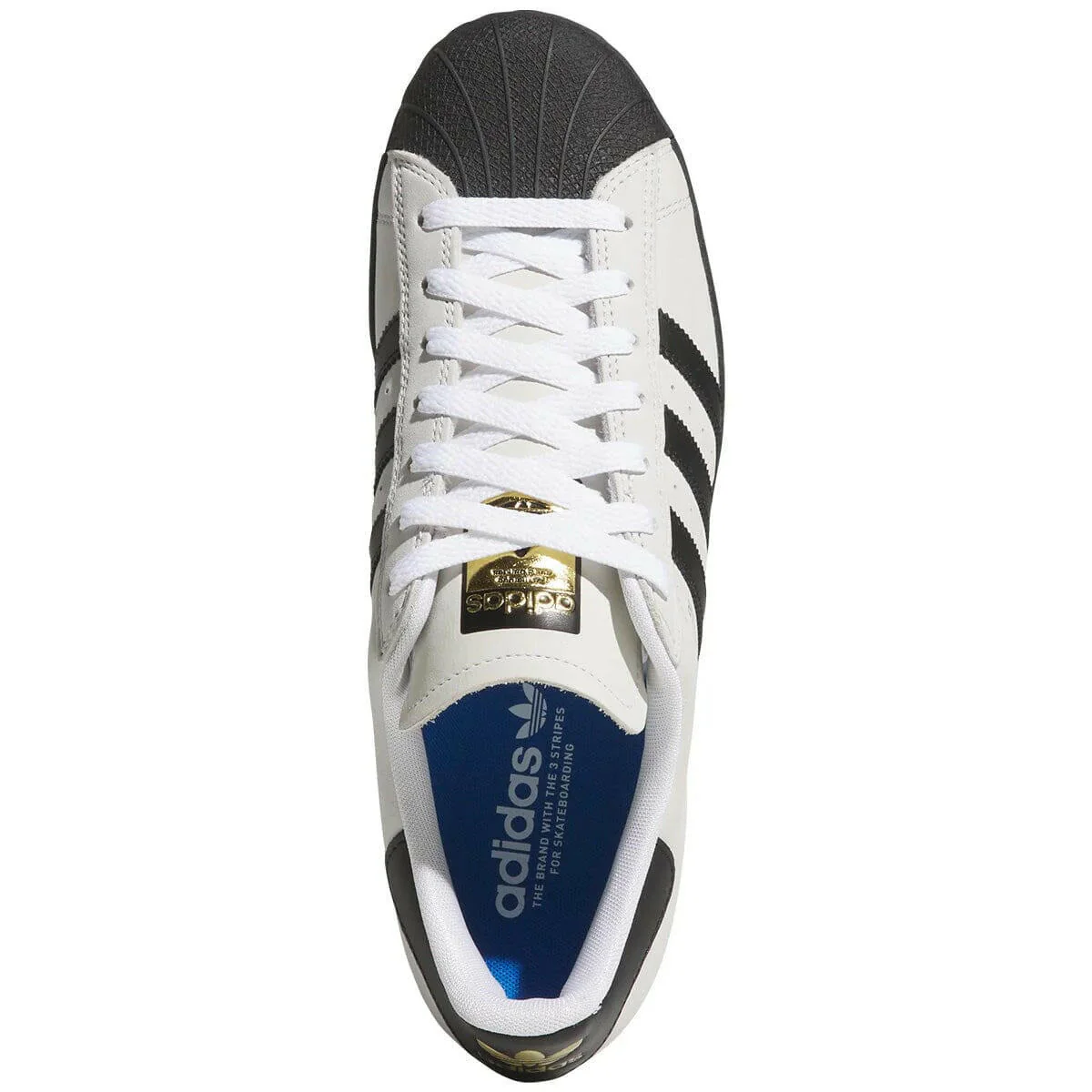 Adidas - Superstar Adv Shoes Crystal White/Black/White - Image 4