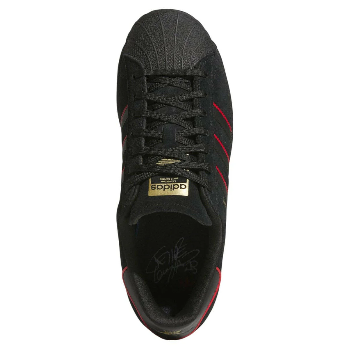 Adidas - Superstar Adv X Felipe Gustavo Shoes Black/Scarlet - Image 7