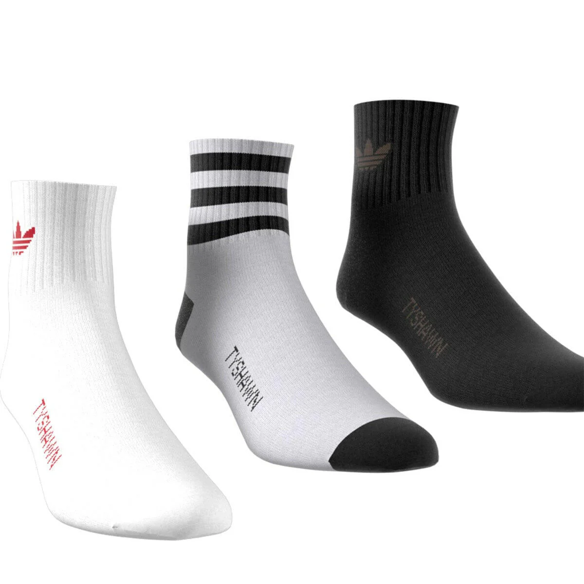 Adidas - Tyshawn 3 Pack Socks Multi - Image 2