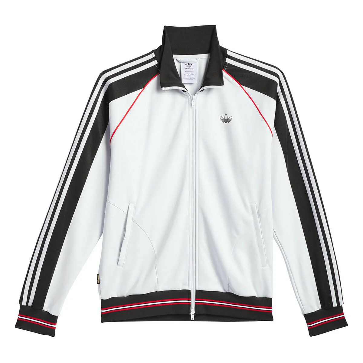 Adidas - Tyshawn Track Jacket White/Black/Red