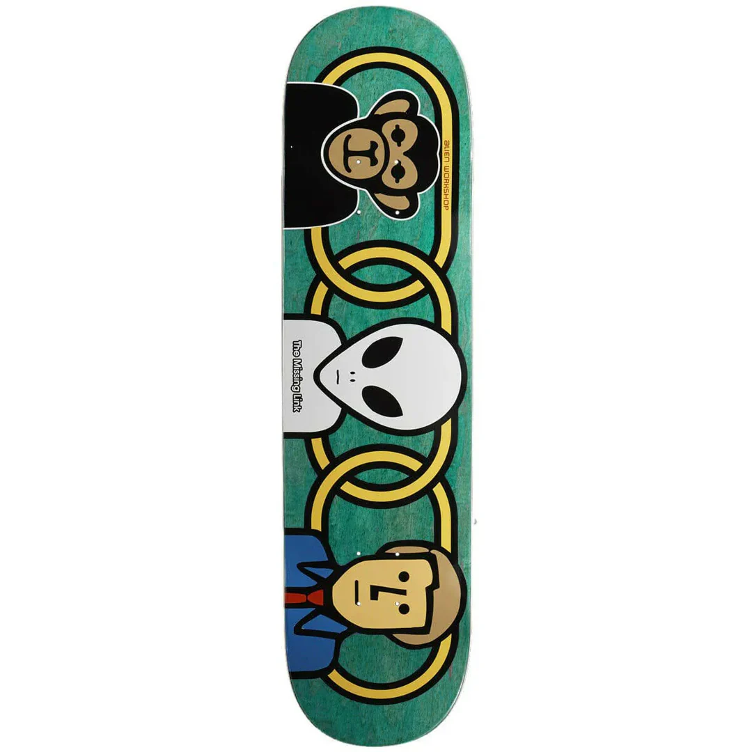 Alien Workshop - Missing Link Teal 8.0 Skateboard Deck