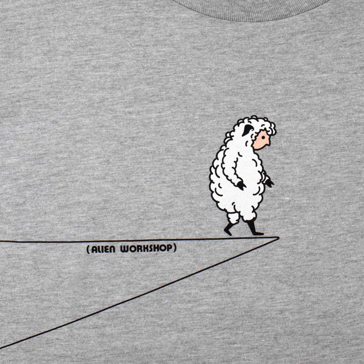 Alien Workshop - Sheeple Cliff Tee Grey - Image 2