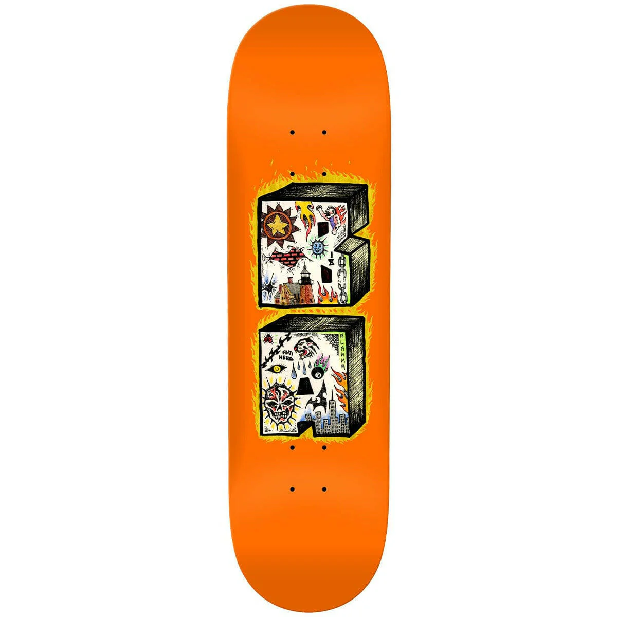 Anti Hero - BA Stacked 8.75 Skateboard Deck