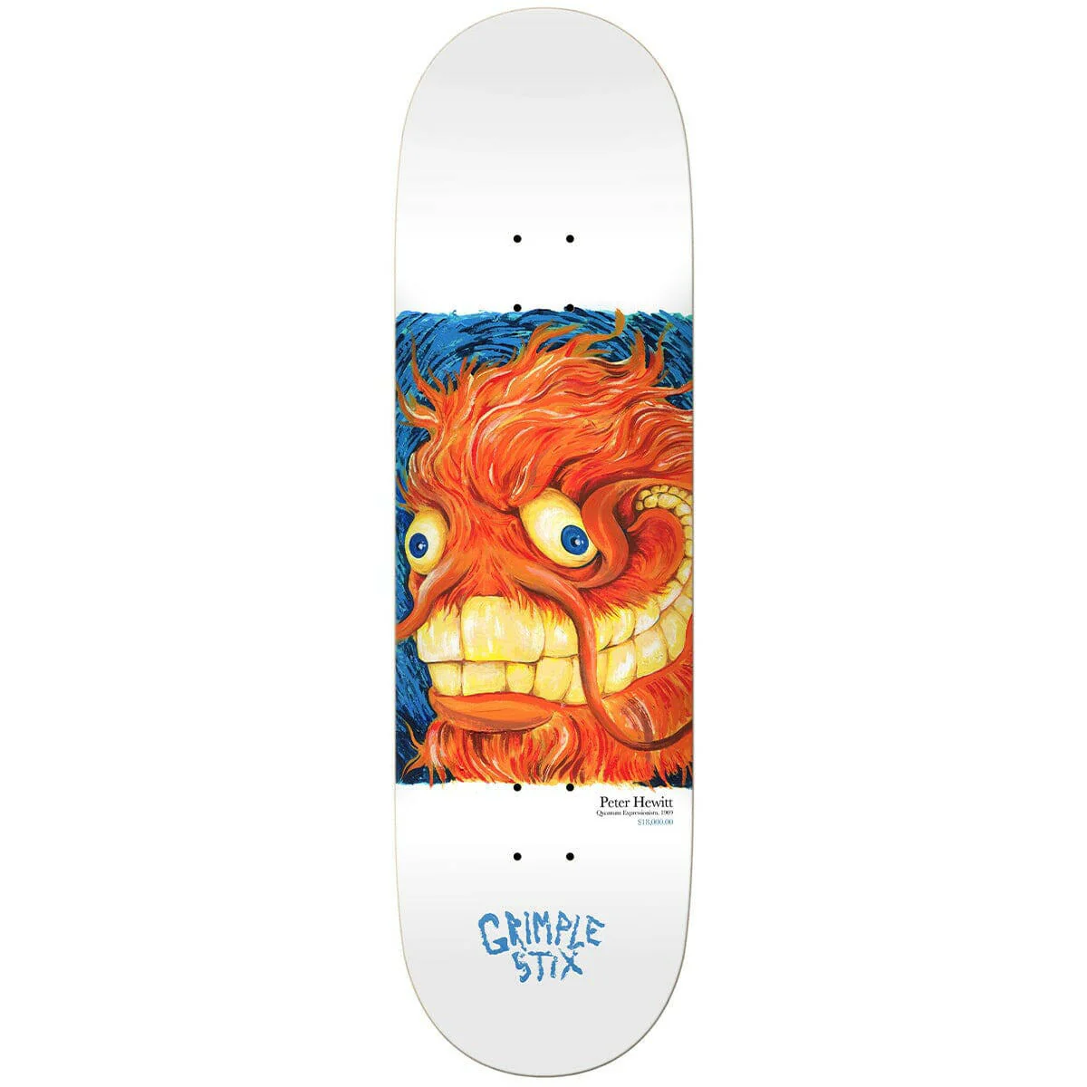Anti Hero - Peter Hewitt Grimplestix Fine Art 9.02 Skateboard Deck