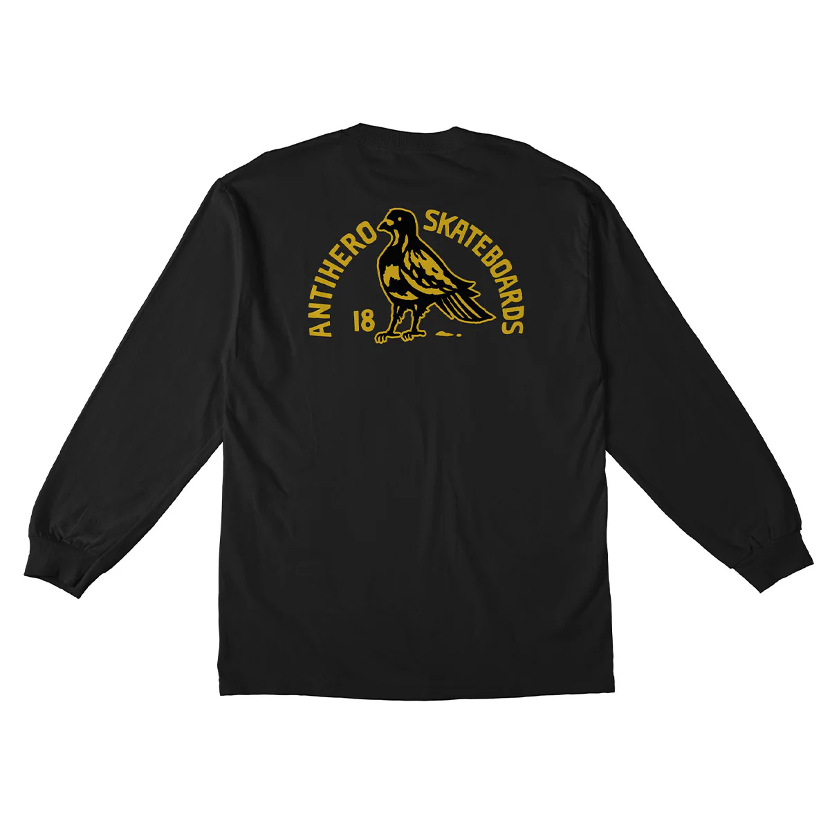 Anti Hero - Rock Dove Fill Pocket L/S Tee Black - Image 2