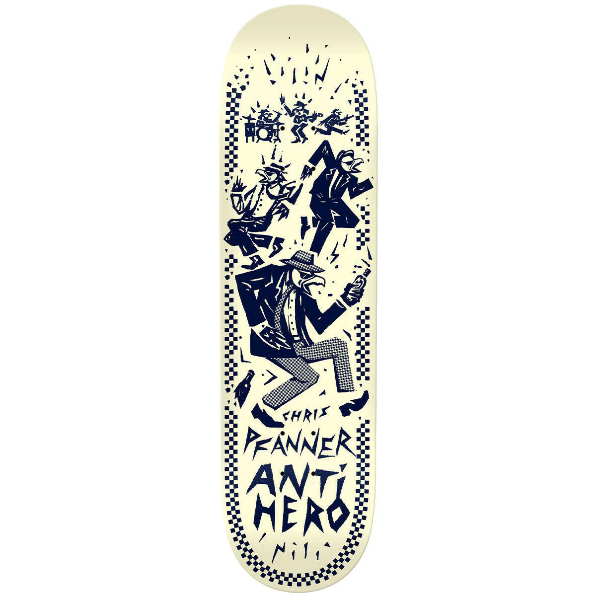 Anti Hero - Chris Pfanner Ruder Bwoys 8.25 Skateboard Deck