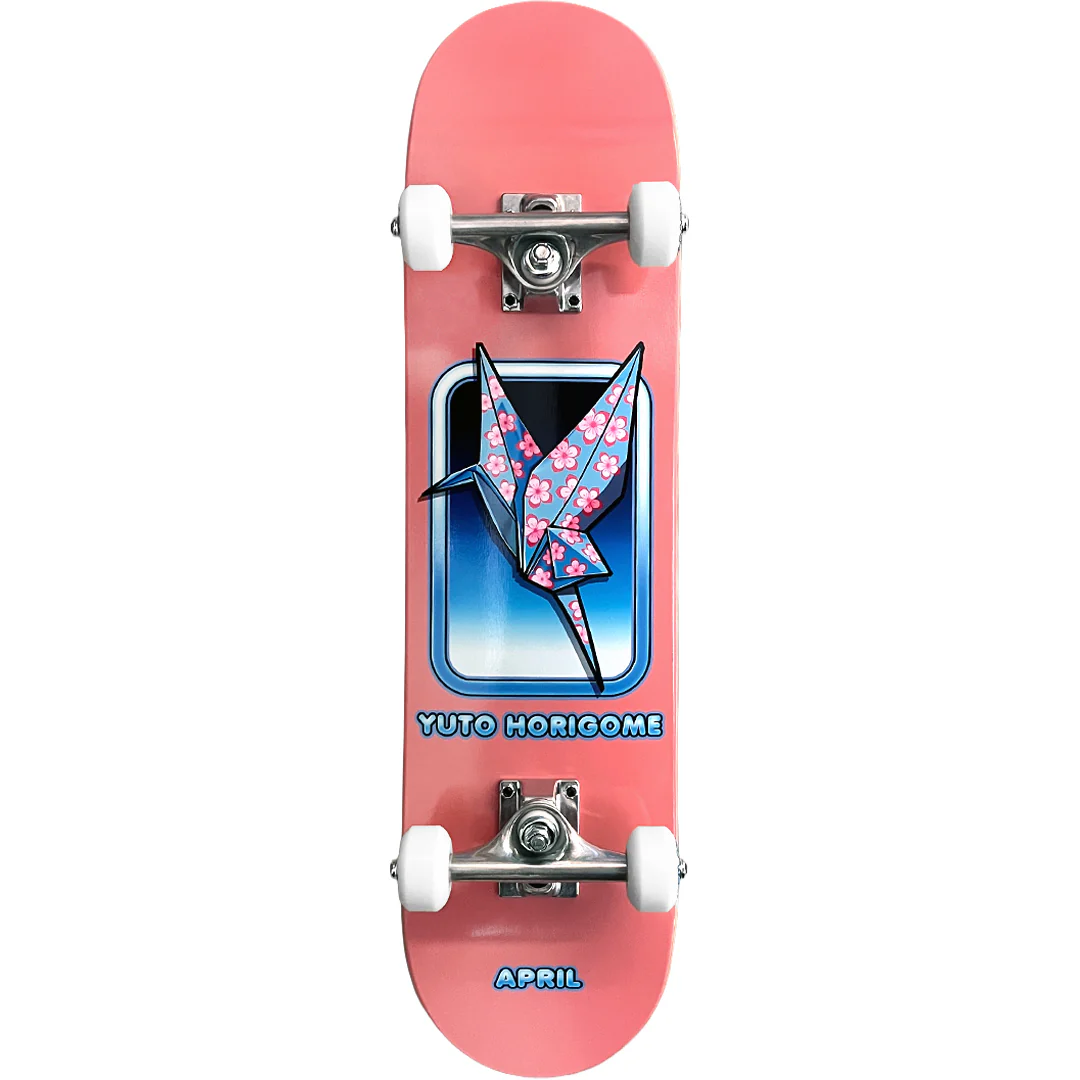 April - Yuto Horigome Origami 8.0 Complete Skateboard