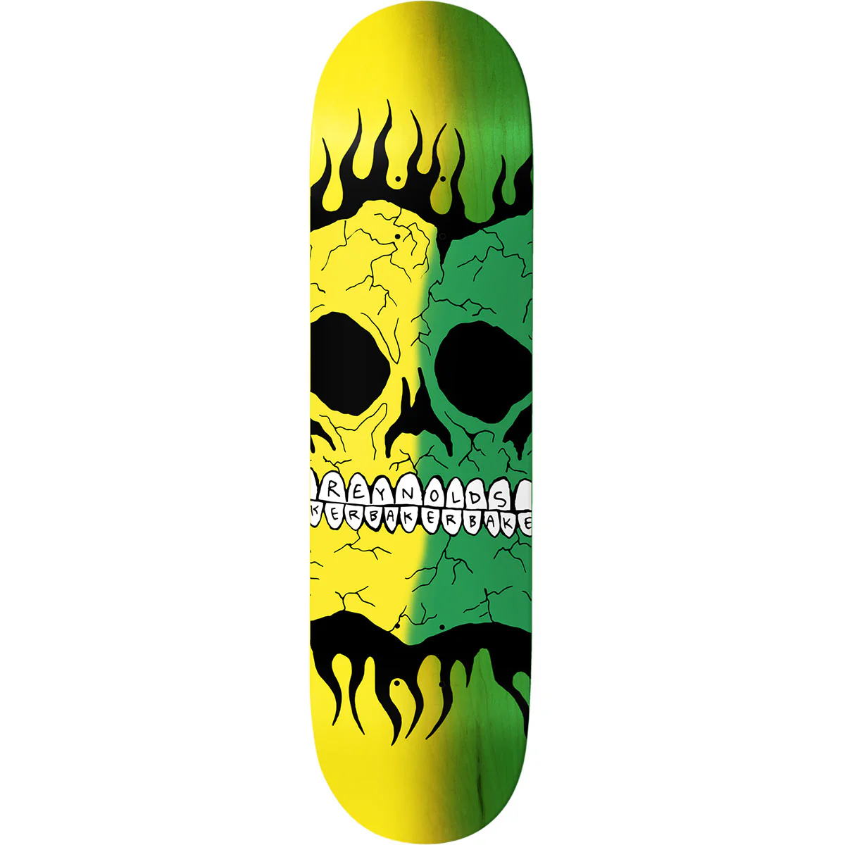 Baker - Andrew Reynolds Rasta Skull B2 8.38 Skateboard Deck