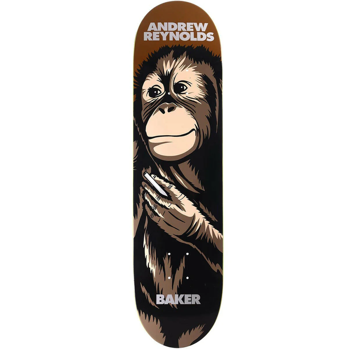 Baker - Andrew Reynolds Smoking Monkey 8.25 Skateboard Deck