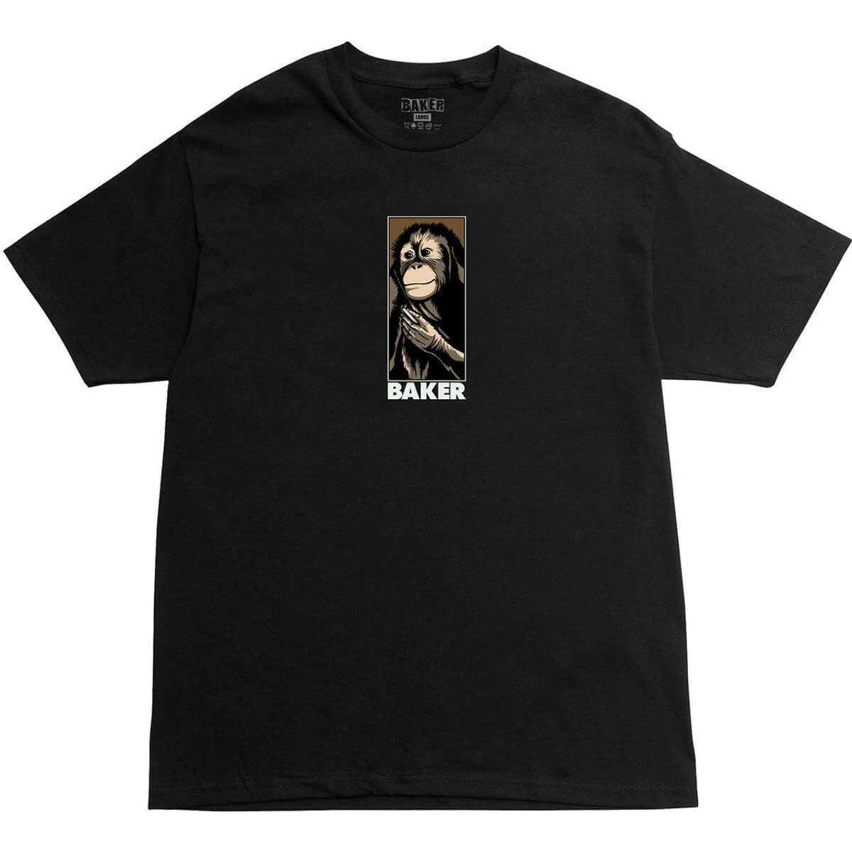 Baker - Smoking Monkey Tee Black