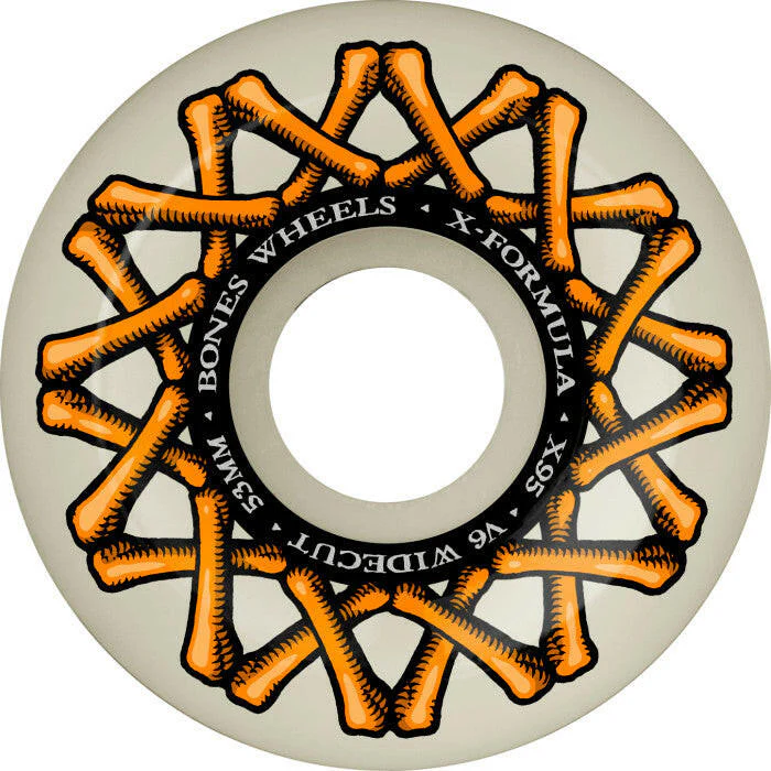 Bones - XF 53MM 95A V6 Widecut Skateboard Wheels