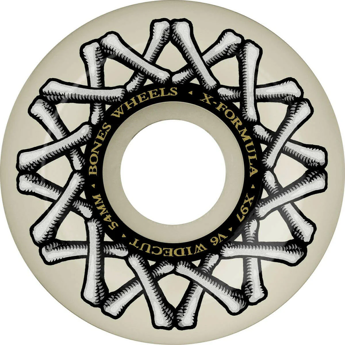 Bones - XF 54MM 97A V6 Widecut Skateboard Wheels