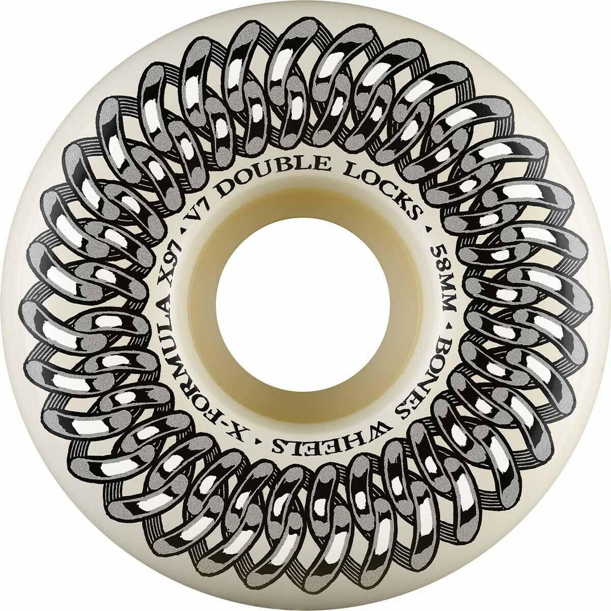 Bones - XF 58MM 97A V7 Double Lock Skateboard Wheels