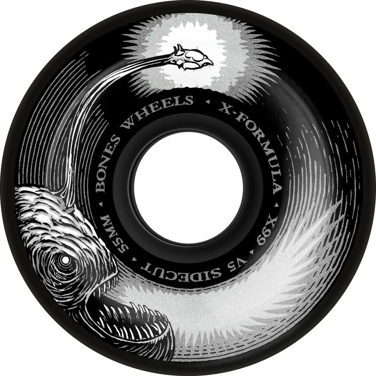 Bones - XF Dark Waters 55MM 99A V5 Sidecut Skateboard Wheels