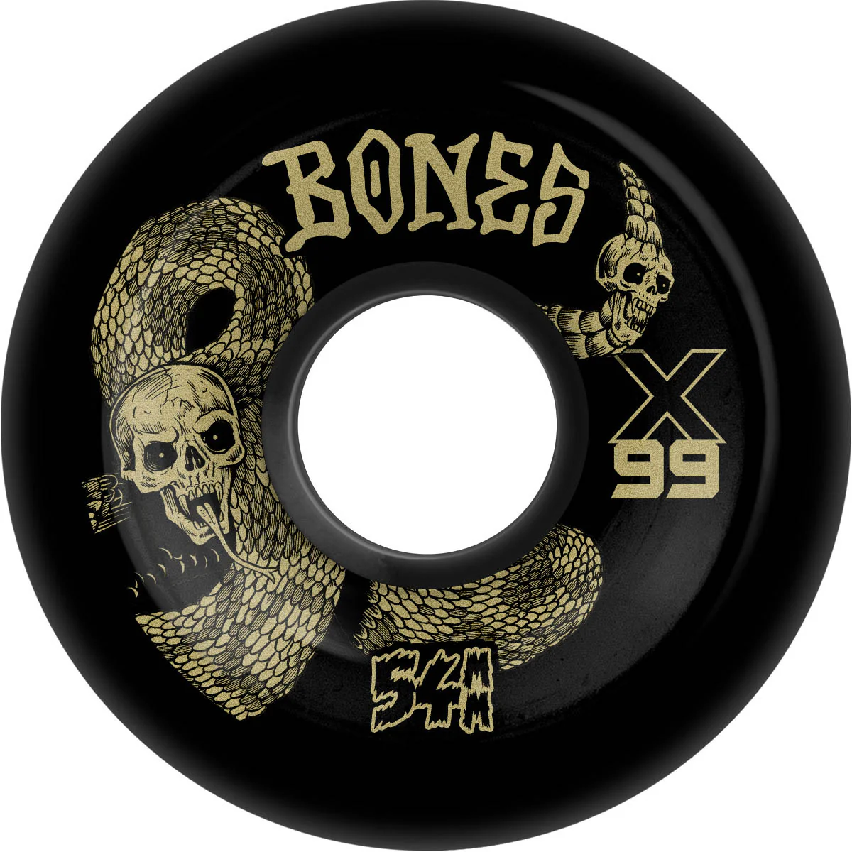Bones - XF Death Venom 54MM 99A V6 Wide-Cut Skateboard Wheels