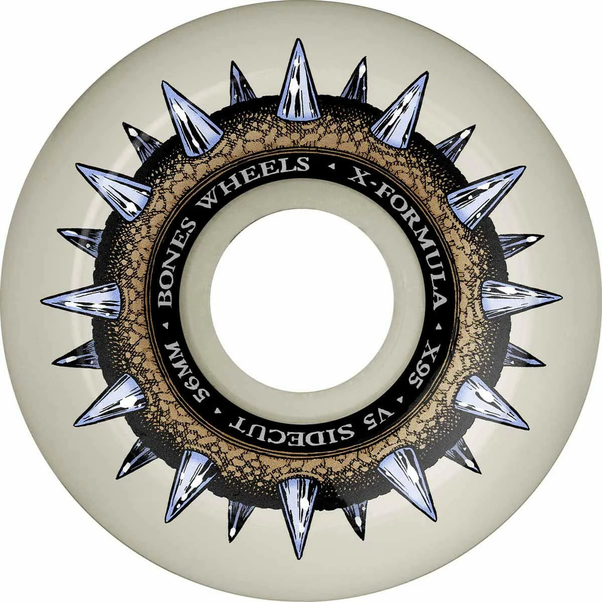 Bones - XF Street Cleats 56MM 95A V5 Side-Cut Skateboard Wheels