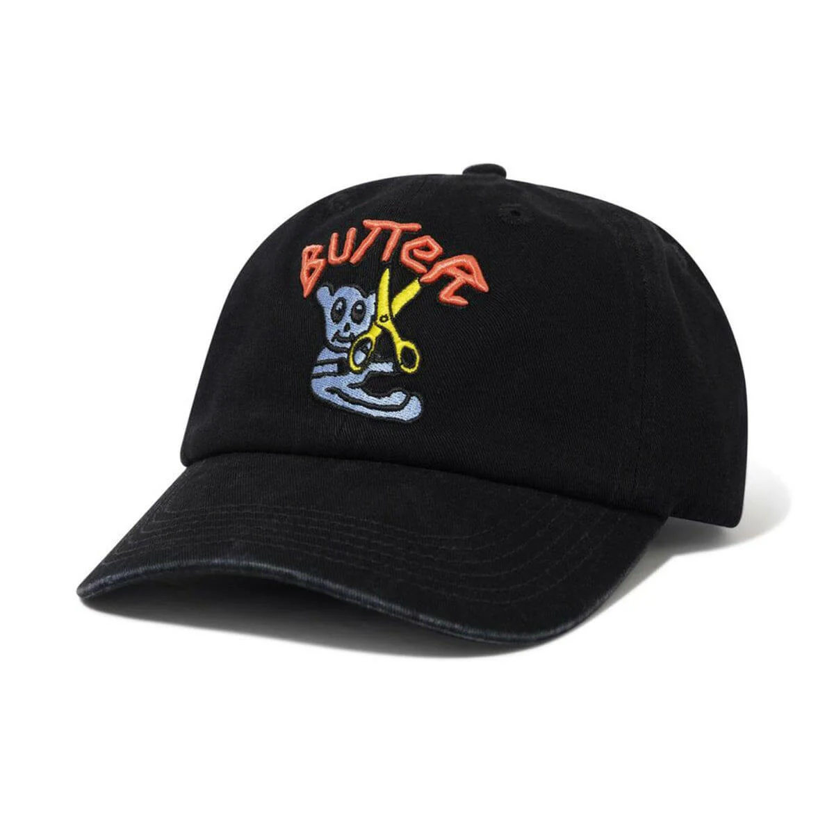 Butter Goods - Bear 6 Panel Cap Black