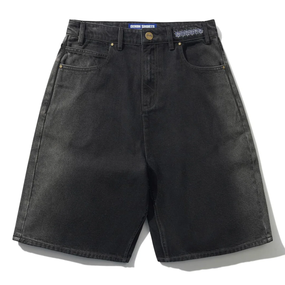 Butter Goods - Bronco Denim Shorts Washed Black