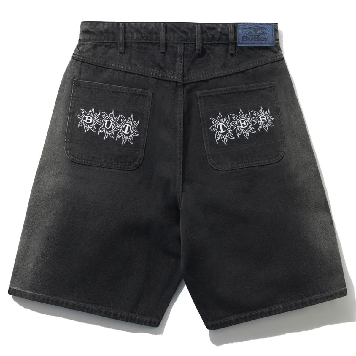 Butter Goods - Bronco Denim Shorts Washed Black - Image 2