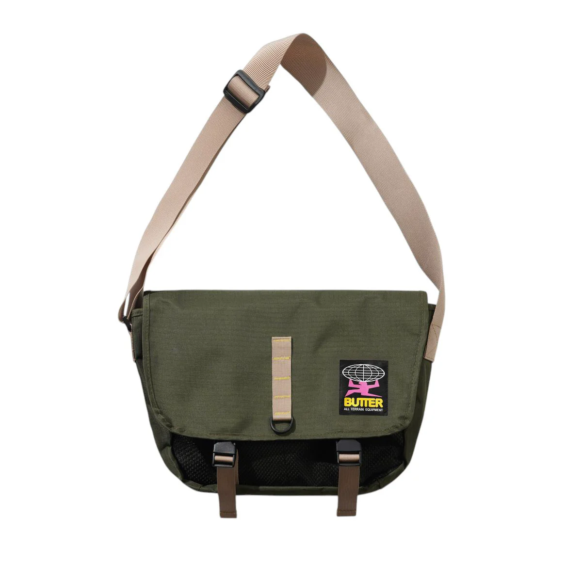 Butter Goods - Commute Side Bag Olive/Khaki Ripstop