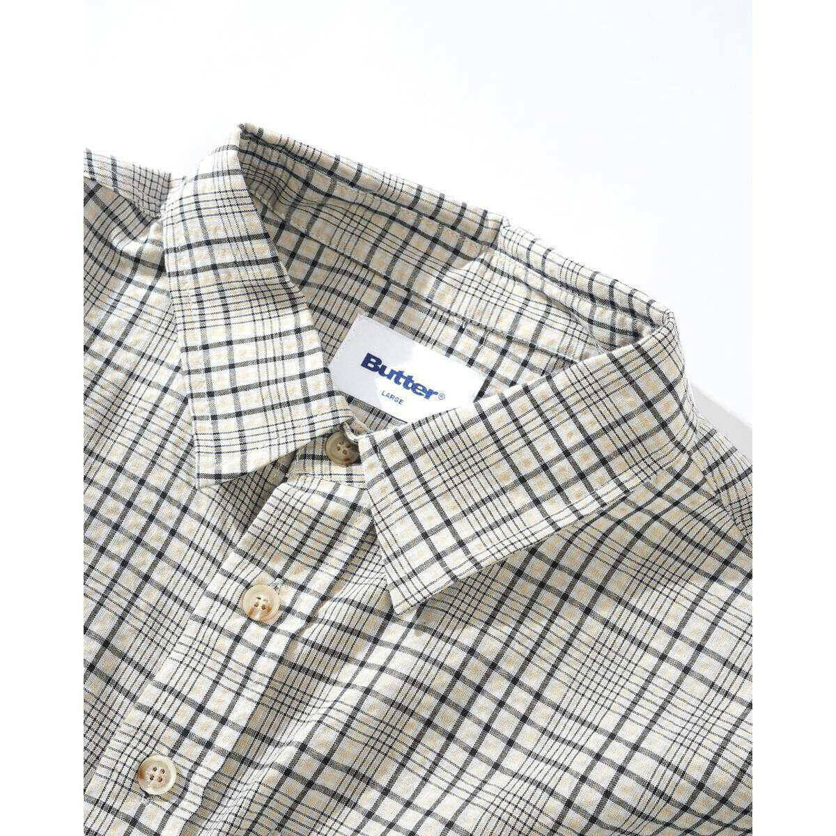 Butter Goods - Equipt Plaid L/S Shirt Grey - Image 2