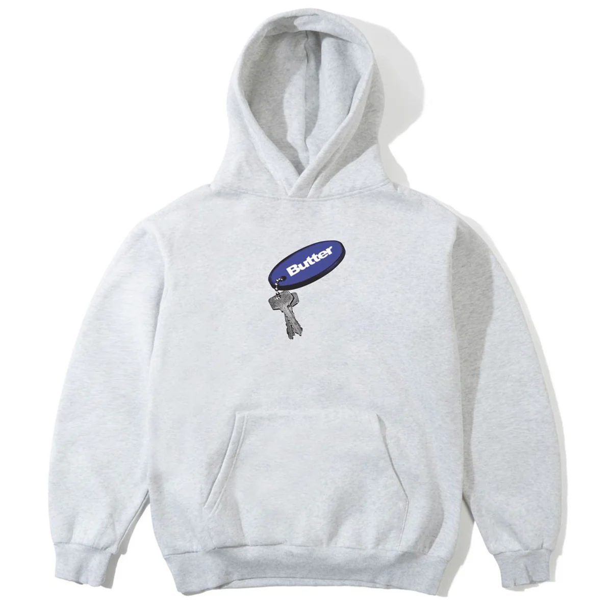 Butter Goods - Key Chain Hoodie Ash