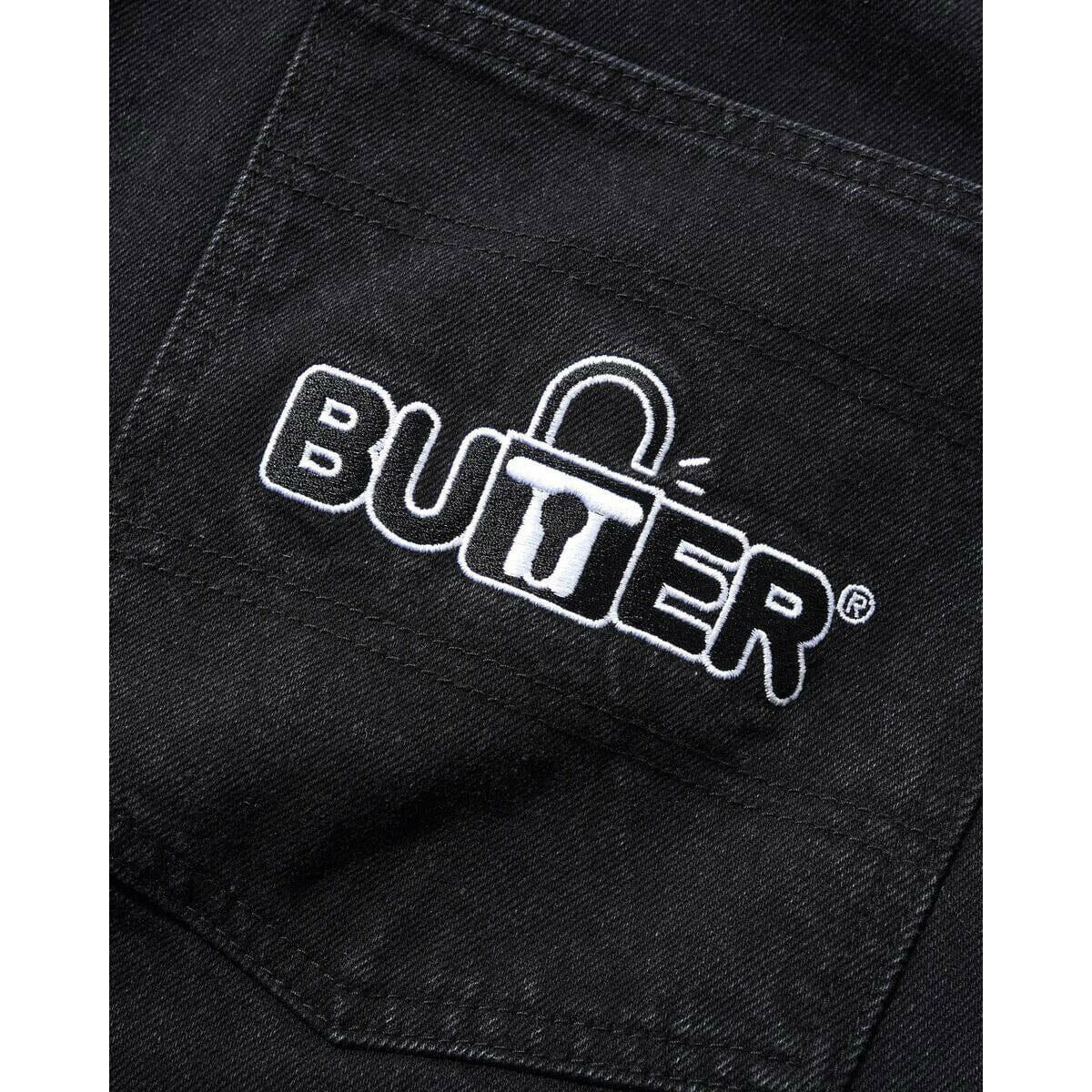 Butter Goods - Lock Denim Jeans Flat Black - Image 3