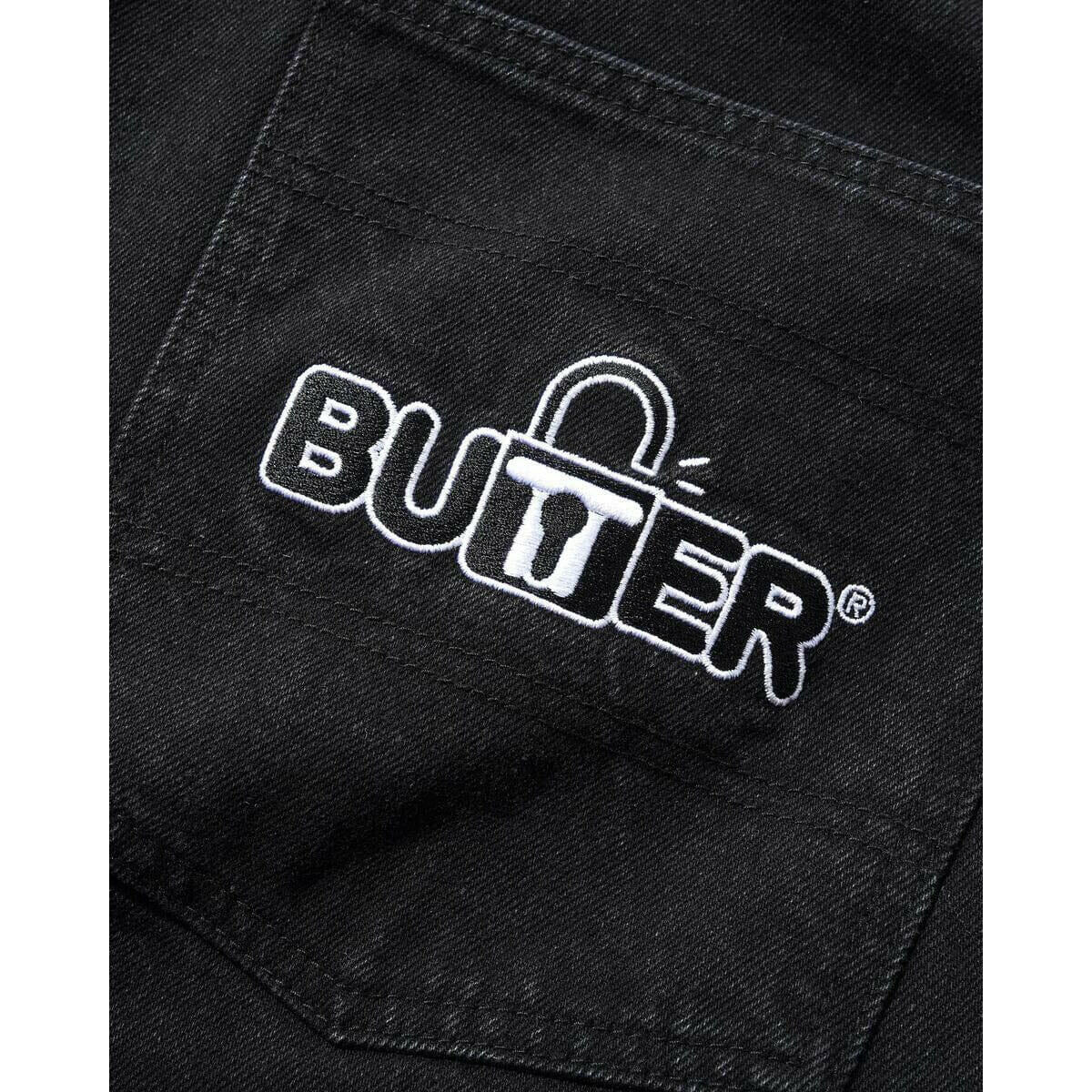 Butter Goods - Lock Denim Shorts Flat Black - Image 3