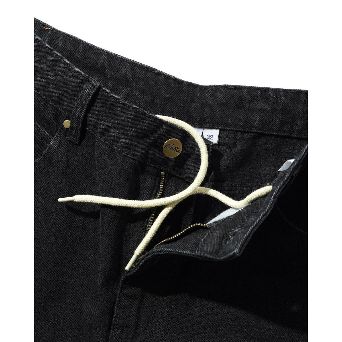 Butter Goods - Lock Denim Shorts Flat Black - Image 4