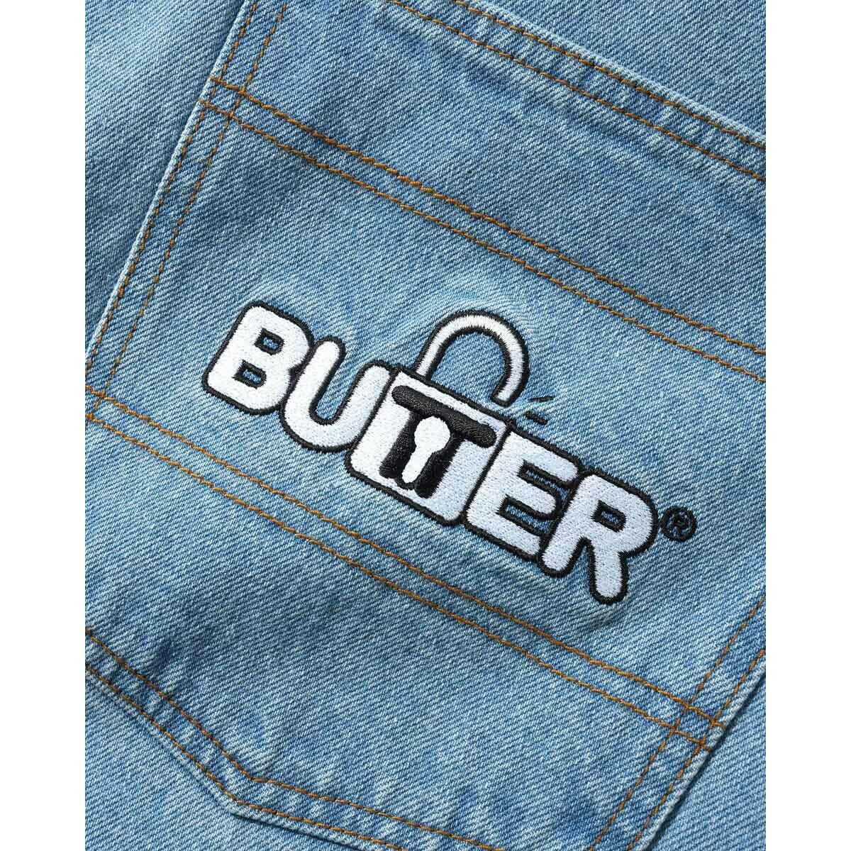 Butter Goods - Lock Denim Shorts Light Indigo - Image 3