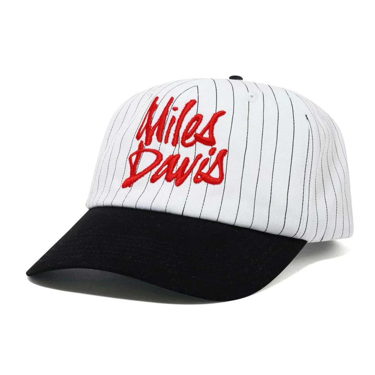 Butter Goods - Miles Davis Thanks 6 Panel Cap White/Black