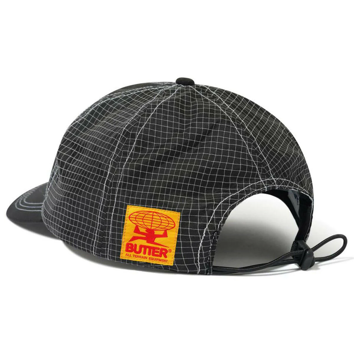 Butter Goods - Nylon Ripstop 6 Panel Cap Black - Image 2