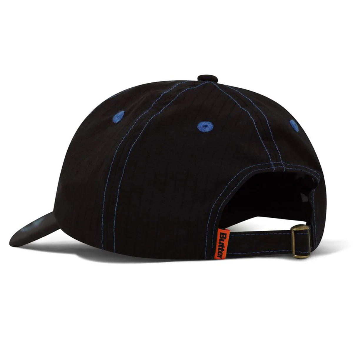 Butter Goods - Nylon Rounded Logo 6 Panel Cap Black - Image 2