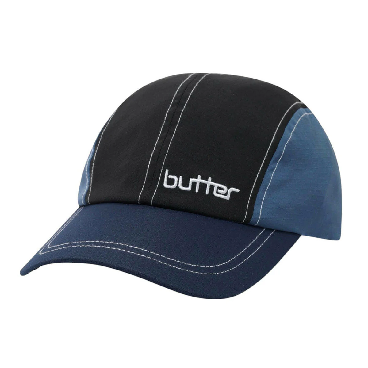 Butter Goods - Primary 4 Panel Cap Black/Slate