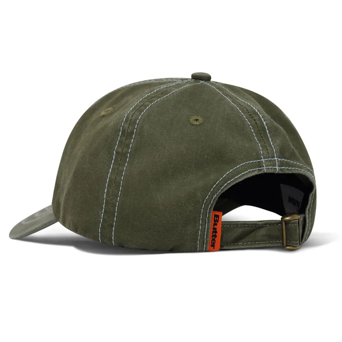Butter Goods - Registered 6 Panel Cap Washed Army - Image 2