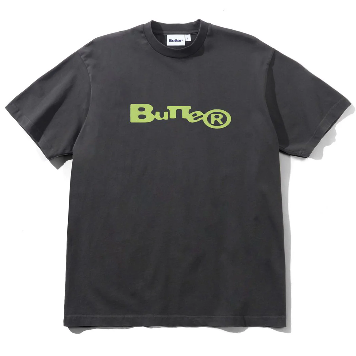 Butter Goods - Registered Tee Washed Black