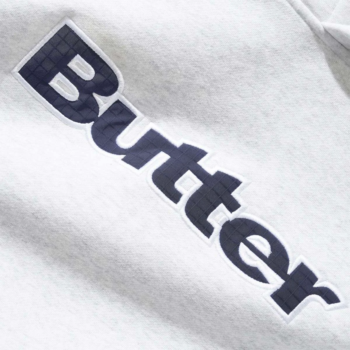 Butter Goods - Ripstop Logo Applique Hoodie Ash - Image 2