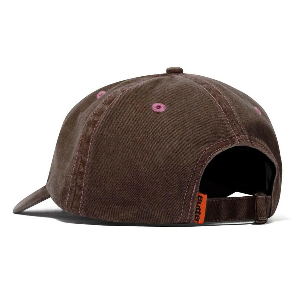 Butter Goods - Rounded Logo 6 Panel Cap Washed Brown - Image 2