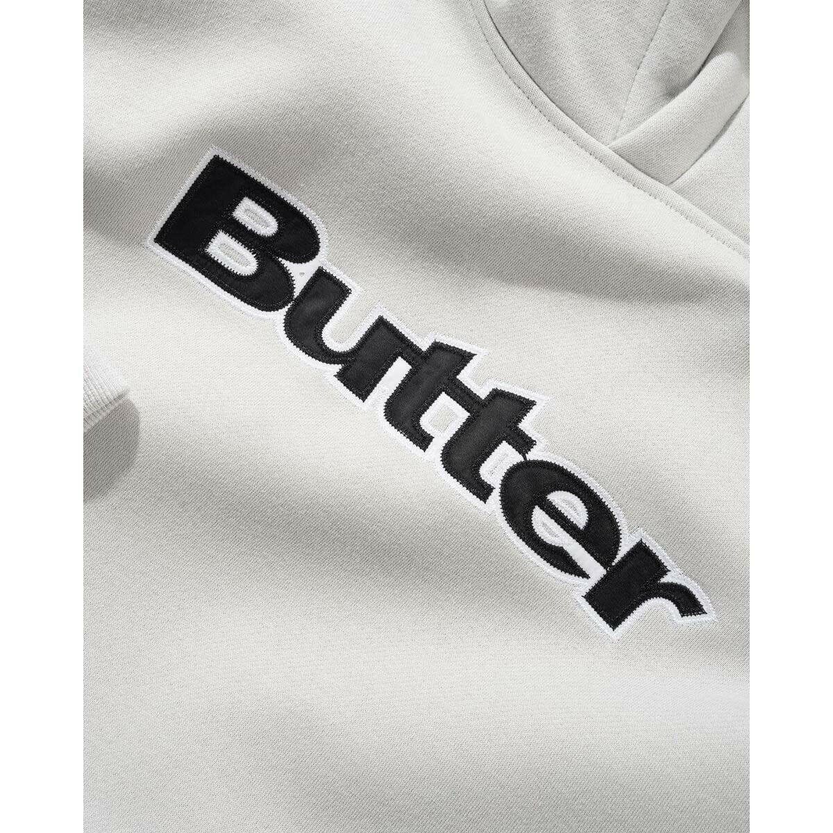 Butter Goods - Satin Logo Applique Hoodie Cement - Image 2