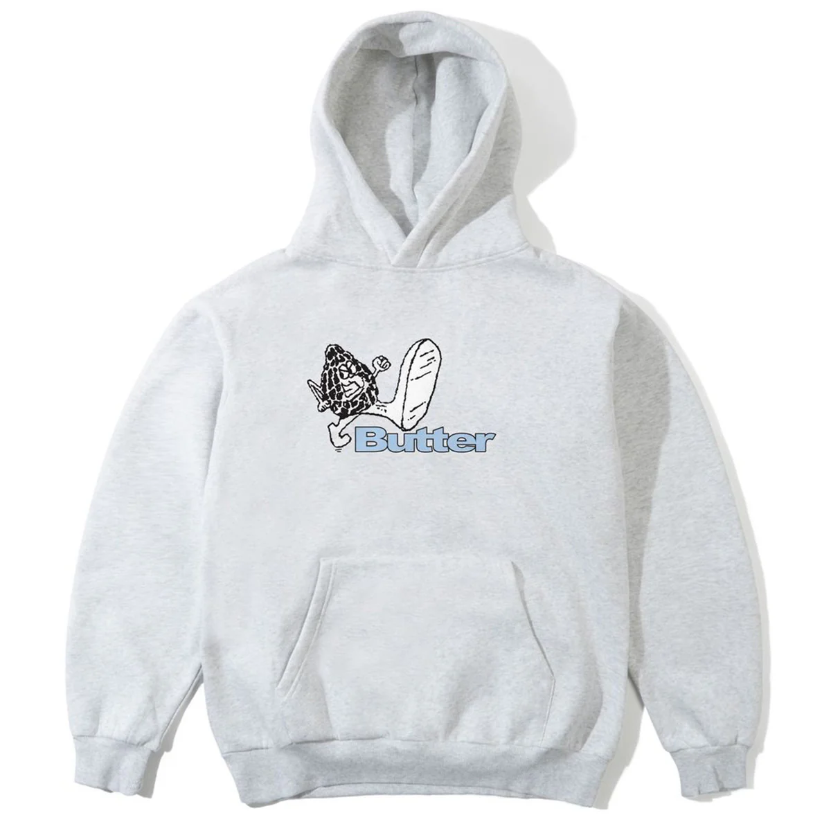 Butter Goods - Steppin' Logo Hoodie Ash