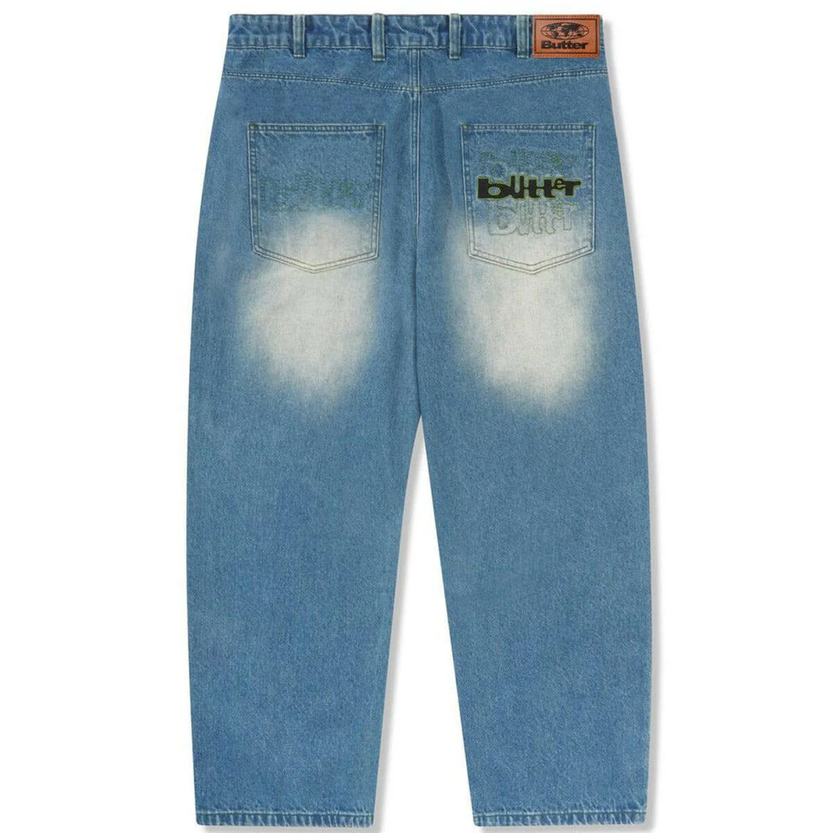 Butter Goods - Warped Denim Jeans Washed Mid Blue - Image 2