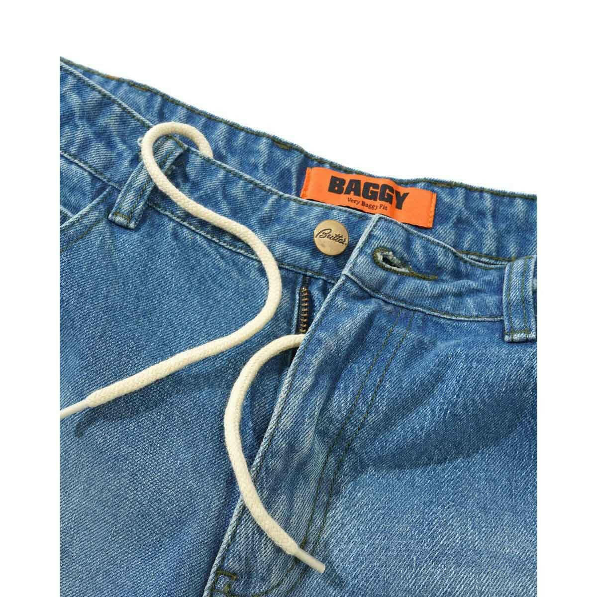 Butter Goods - Warped Denim Jeans Washed Mid Blue - Image 4