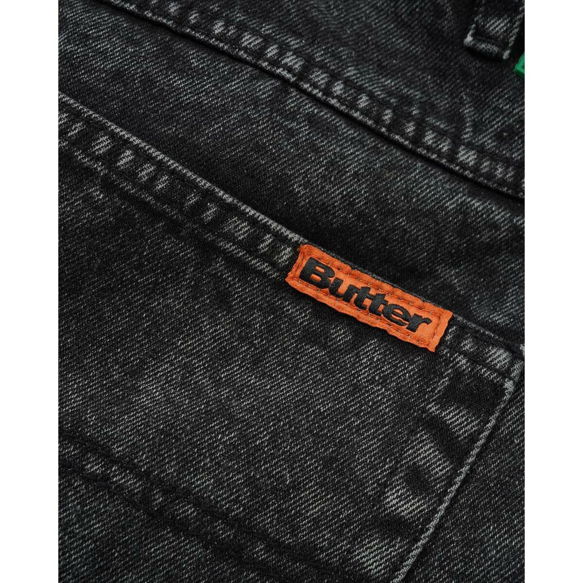 Butter Goods - Weathergear Denim Shorts Faded Black - Image 4