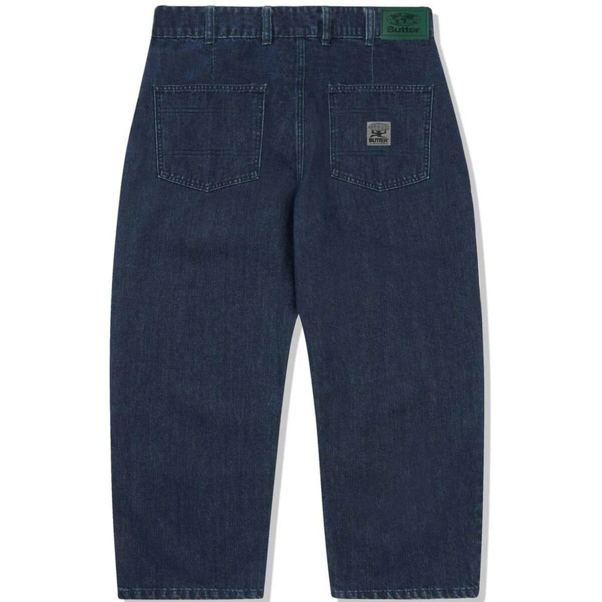 Butter Goods - Wide Cut Denim Jeans Washed Slub Blue - Image 2
