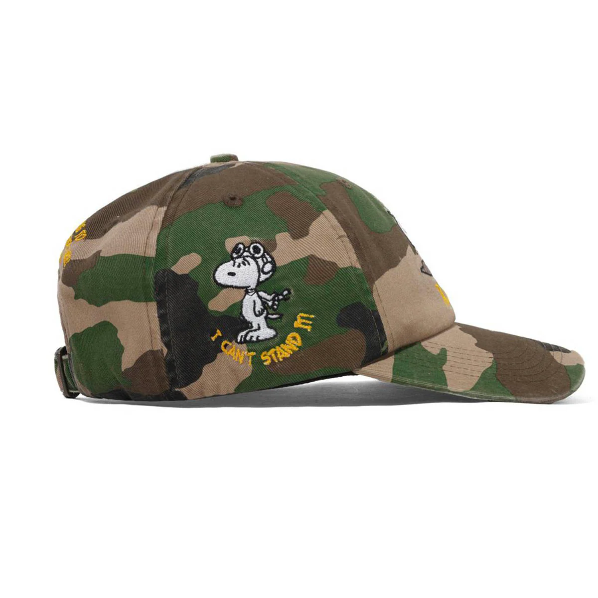 Butter Goods - X Peanuts Rats 6 Panel Cap Washed Camo - Image 3